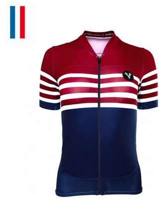 LeBram Tourmalet Short Sleeve Jersey Blue Adjusted Fit