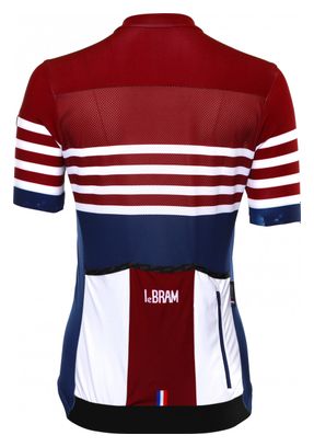 LeBram Tourmalet Short Sleeve Jersey Blue Adjusted Fit