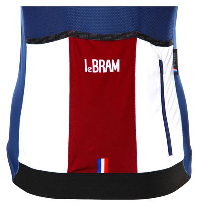 LeBram Tourmalet Short Sleeve Jersey Blue Adjusted Fit