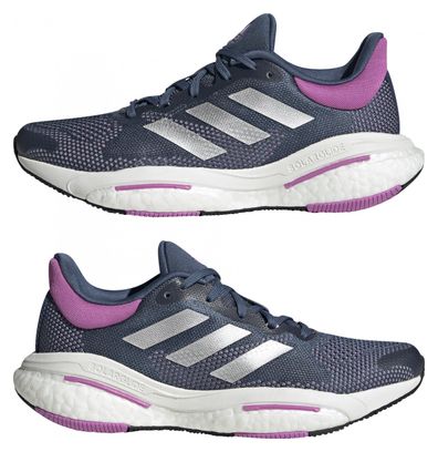 adidas running Solar Glide 5 blu viola donna scarpe da corsa