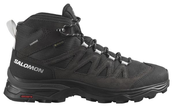 Salomon X Ward Leather Mid GTX Black Women's