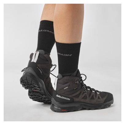 サロモン X WARD LEATHER MID GTX W (トレッキングシューズ