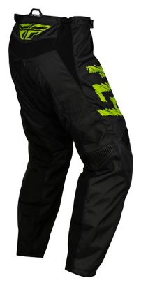 Fly Racing Fly F-16 kinderbroek zwart / neongroen / lichtgrijs