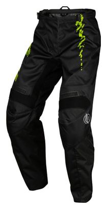 Fly Racing Fly F-16 kinderbroek zwart / neongroen / lichtgrijs