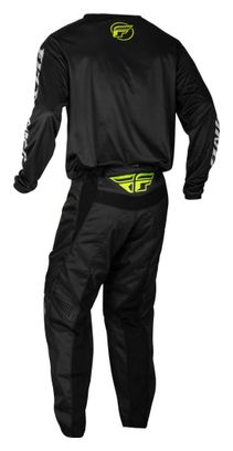 Fly Racing Fly F-16 kinderbroek zwart / neongroen / lichtgrijs