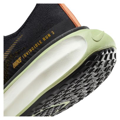 Nike ZoomX Invincible Run Flyknit 3 Nero Arancione Scarpe da Corsa Uomo