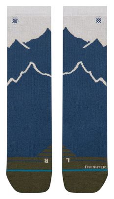 Calzini Stance Peaking Hike Crew blu/bianco/kaki