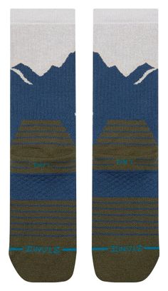 Calzini Stance Peaking Hike Crew blu/bianco/kaki