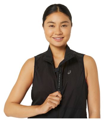 Giacca senza maniche Asics Metarun Packable Nero Donna