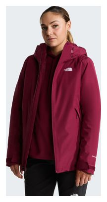 Veste 3-en-1 The North Face Carto Mono Triclimate Rouge Femme