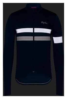 Maillot Manches Longues Rapha Brevet Bleu/Blanc