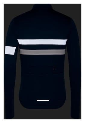 Langarm Trikot Rapha Brevet Blau/Weiß