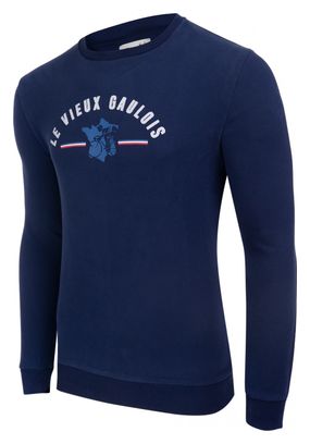 LeBram &amp; Sport Vintage Sweatshirt Le Vieux Gaulois / Hexagon Dark Blue