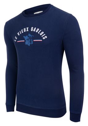 Sweatshirt LeBram & Sport d'Epoque Le Vieux Gaulois / Hexagone Bleu Foncé