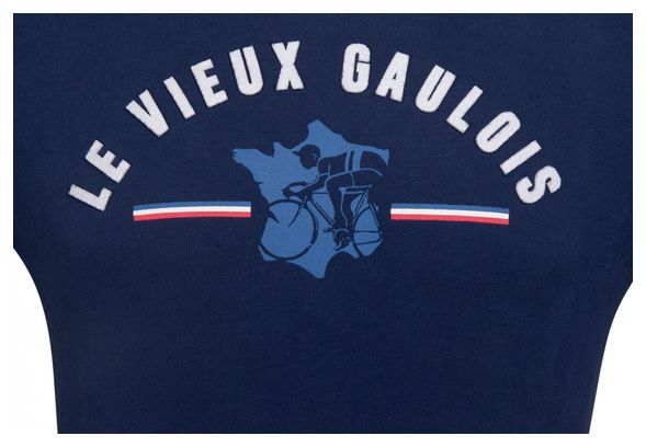 LeBram &amp; Sport Felpa Vintage Le Vieux Gaulois / Hexagon Blu Scuro