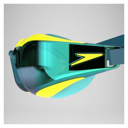 Speedo Fastskin Hyper Elite Swim Goggles Mirror Green/Yellow
