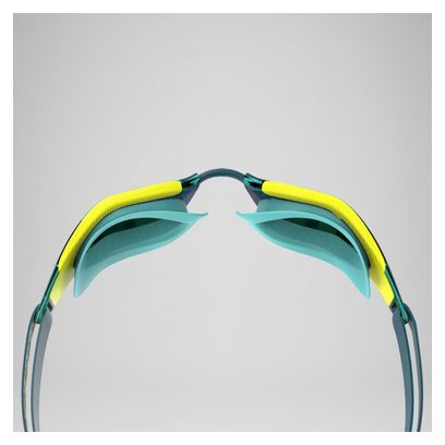 Speedo Fastskin Hyper Elite Swim Goggles Mirror Green/Yellow