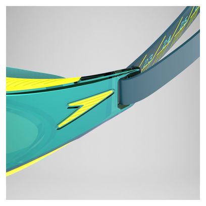 Speedo Fastskin Hyper Elite Swim Goggles Mirror Green/Yellow