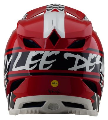 Troy Lee Designs D4 Casco integral Mips <p> <strong>de poliacrilita</strong></p>Blanco/Rojo