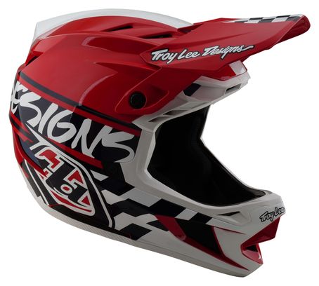 Troy Lee Designs D4 Casco integral Mips <p> <strong>de poliacrilita</strong></p>Blanco/Rojo