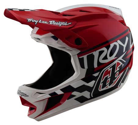 Troy Lee Designs D4 Casco integral Mips <p> <strong>de poliacrilita</strong></p>Blanco/Rojo