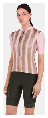 Maillot de manga corta Santini Bambu Mujer Rosa