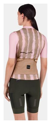 Maillot de manga corta Santini Bambu Mujer Rosa