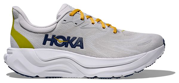 Hoka Arahi 8 Wide Running Shoes in White/Orange for Men