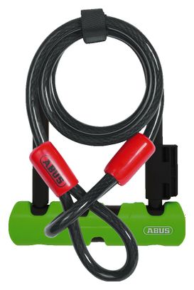 Antivol Câble Abus Ultra Mini 410 Noir / Vert