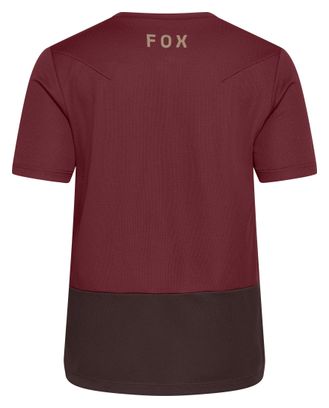 Fox Ranger Head Maglia a maniche corte da bambino Bordeaux