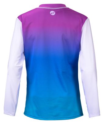 Dames Kenny Charger Lange Mouw Jersey Wit/Blauw
