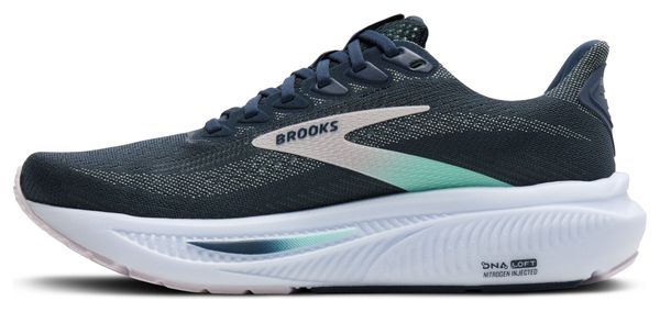 Brooks Ghost 17 Running Shoes, Blue/Pink, Women's