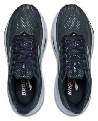 Brooks Ghost 17 Running Shoes, Blue/Pink, Women's