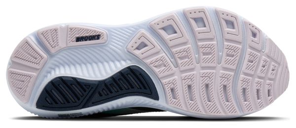 Brooks Ghost 17 Running Shoes, Blue/Pink, Women's