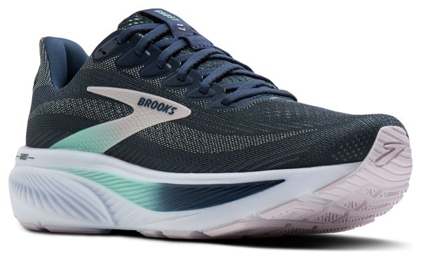 Brooks Ghost 17 Running Shoes, Blue/Pink, Women's