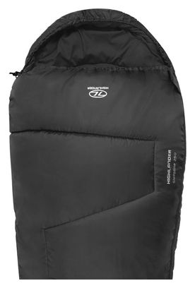 Highlander Sac de couchage momie Sleepline 250 Momie 5°C-Gris anthracite