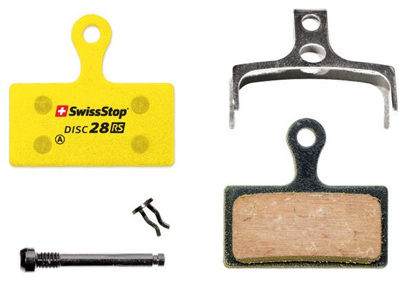 Pastillas de freno orgánicas SwissStop Disc 28 RS para Shimano / FSA / Rever