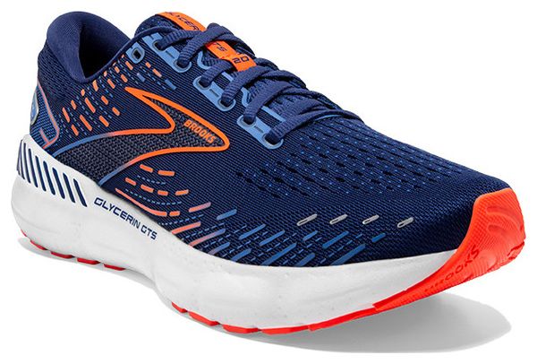 Brooks Glycerin GTS 20 Running Shoes Blue Orange