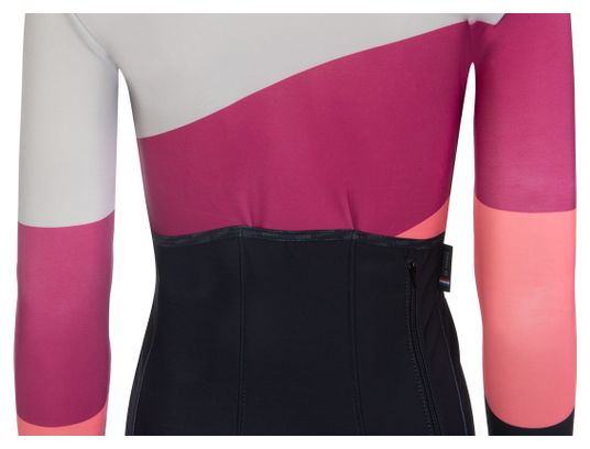 Maillot Manches Longues Femme LeBram Roselend Fuschia / Rose Coupe Ajustée