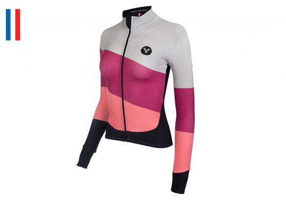 LeBram Women's Long Sleeve Jersey Roselend Fuschia / Pink Fitted