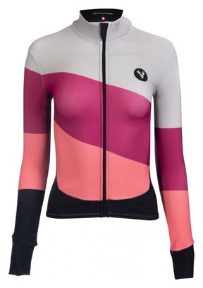 LeBram Women's Long Sleeve Jersey Roselend Fuschia / Pink Fitted