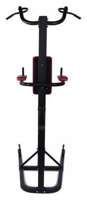 Station de traction multifonction power tower rouge - Chaise romaine