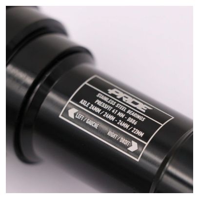Pride Racing Bottom Bracket BB86 Stainless Steel Black