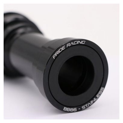 Pride Racing Bottom Bracket BB86 Stainless Steel Black