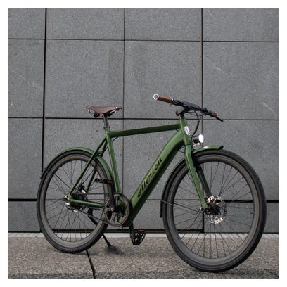 Vélo éléctrique urbain Alérion Cycles a. Matt Khaki