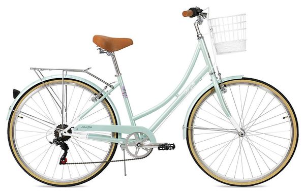 FabricBike Step City - Vélo de route pour femmes 28” Mint Green