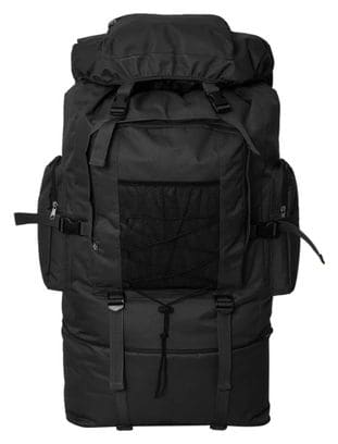 vidaXL Sac à dos en style d'armée XXL 100 L Noir