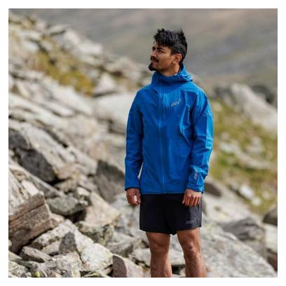 Wasserdichte Damenjacke Inov 8 Stormshell FZ V2 Blau