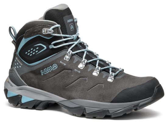 Asolo Acadia Mid LTH Gore-Tex Hiking Boots for Women, Gray/Blue
