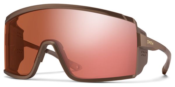 Smith Pursuit Sunglasses in Matte Gold / ChromaPop Photochromic Rose Gold Mirror